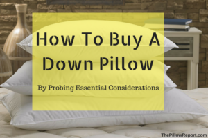 How To Buy A Down Pillow
